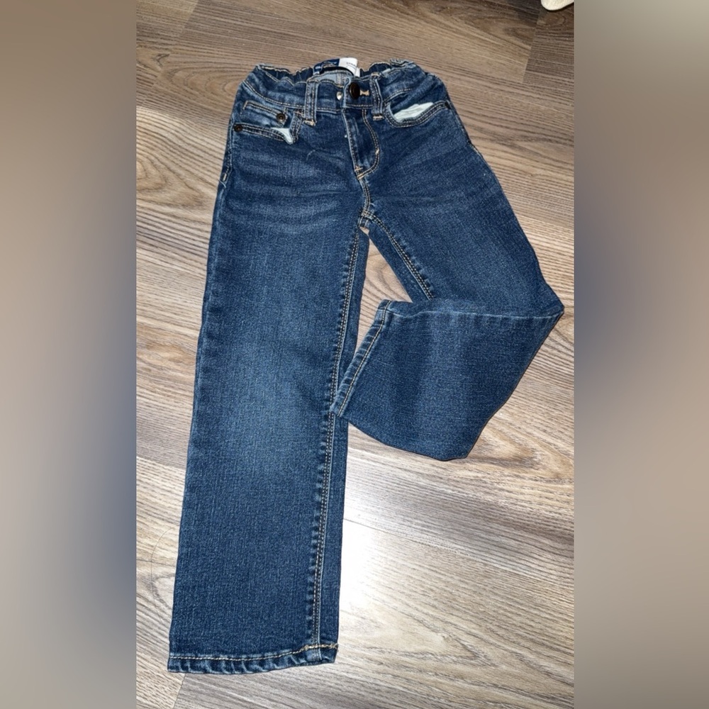 Old Navy Dark Blue Straight Leg Jeans
